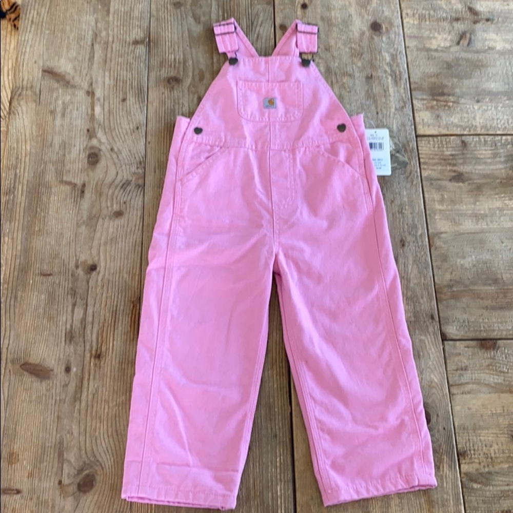 Pink Carhartt overalls